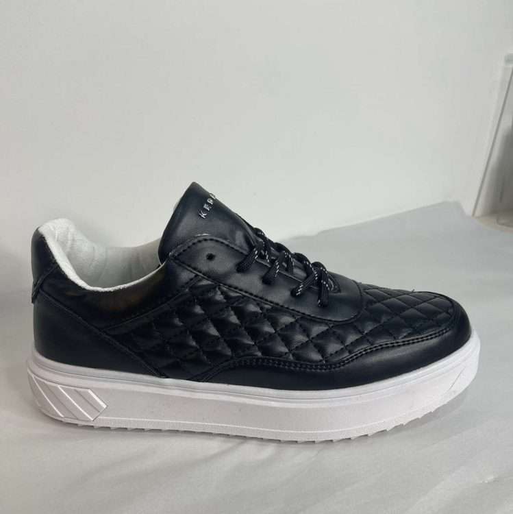 Keddo Black Quilted Trainer Runway Boutique
